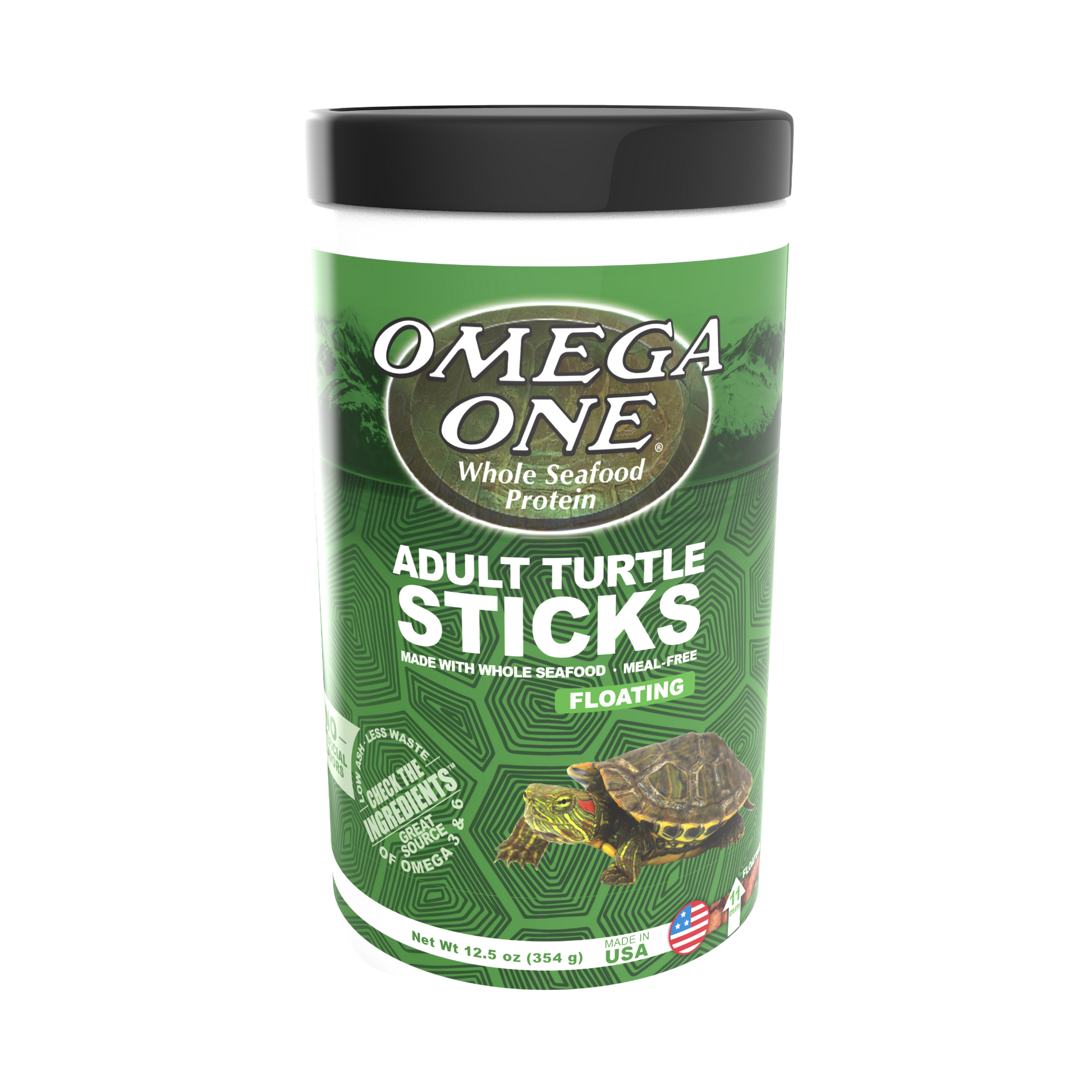 Omega One Adult Turtle Stick Food 12.5 oz 698220035140