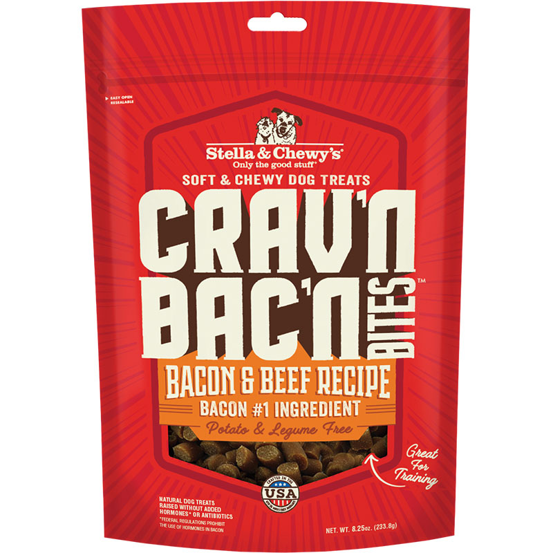 Stella & Chewy's Dog Crav'n Bacon Beef Bites 8.25 oz