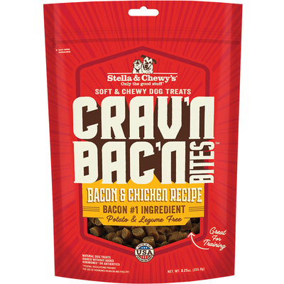 Stella & Chewy's Dog Crav'n Bacon Chicken Bites 8.25 oz