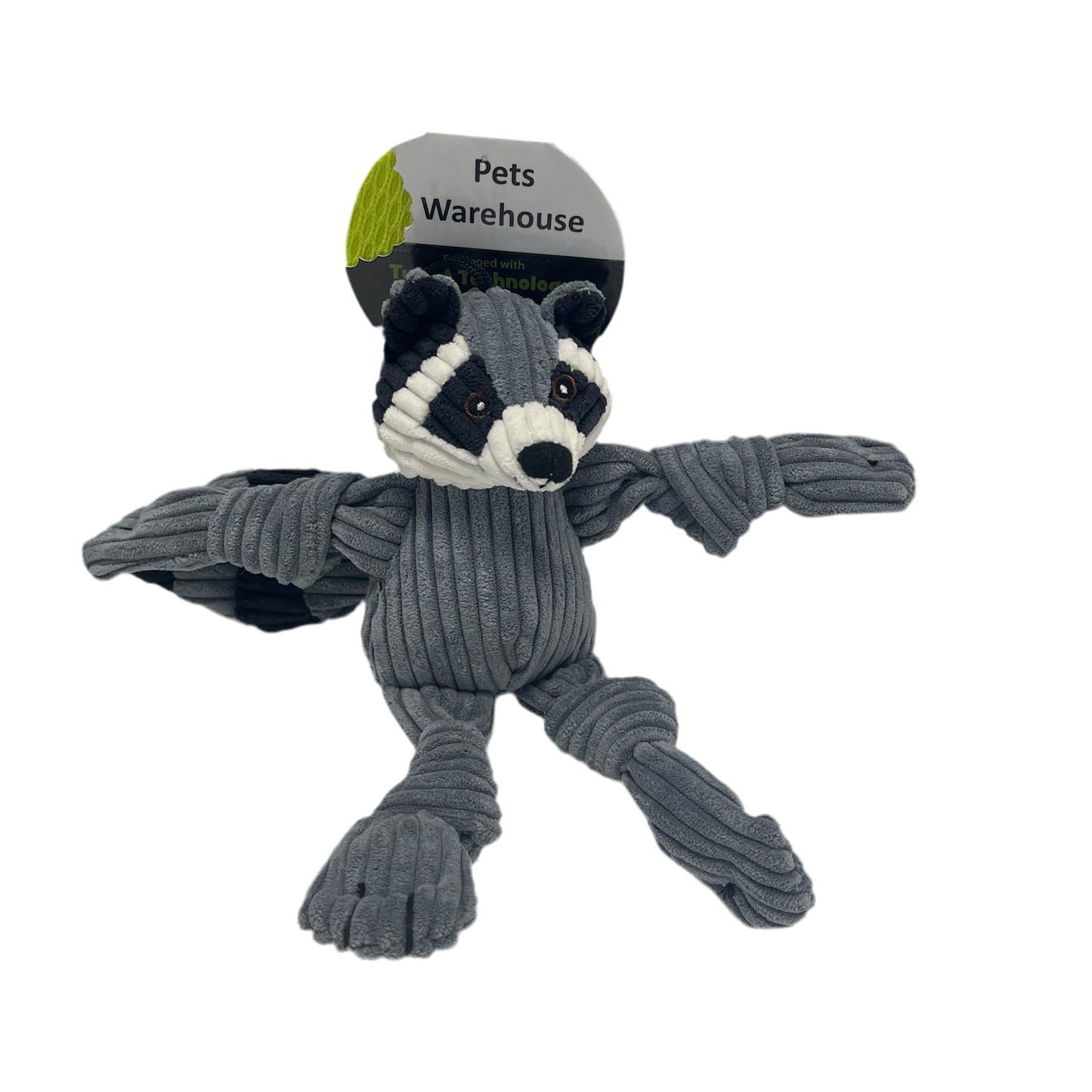 Pets Warehouse Raccoon Plush Dog Toy