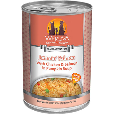 Weruva Jammin' Salmon Can Dog 14oz / 12pk {L-x}