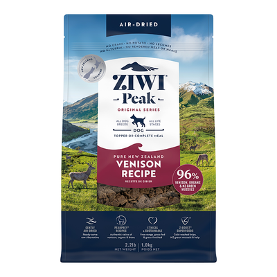 Ziwi Dog Air Dried  Venison 2.2lb. {L-x}