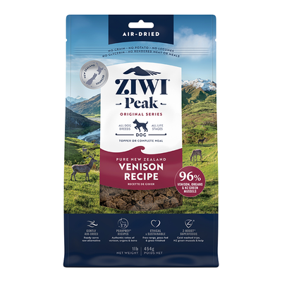 Ziwi Dog Air Dried Venison 16oz. {L+x}