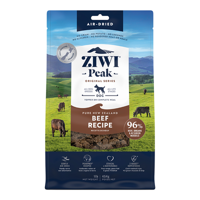 Ziwipeak Beef Dog 16oz. Pouch {L+x}