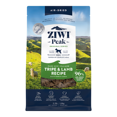 Ziwi Dog air Dried Tripe & Lamb 2.2lb {L-x}