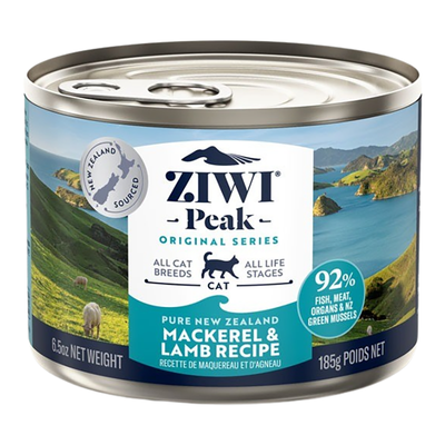 Ziwi Cat Mackerel & Lamb 12 / 6.5 oz{L-x}