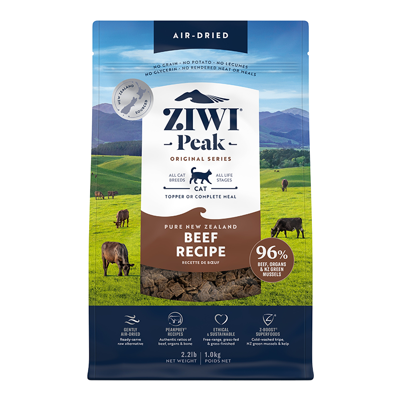 Ziwi Cat Air Dried Beef 2.2 Lb {L+x}