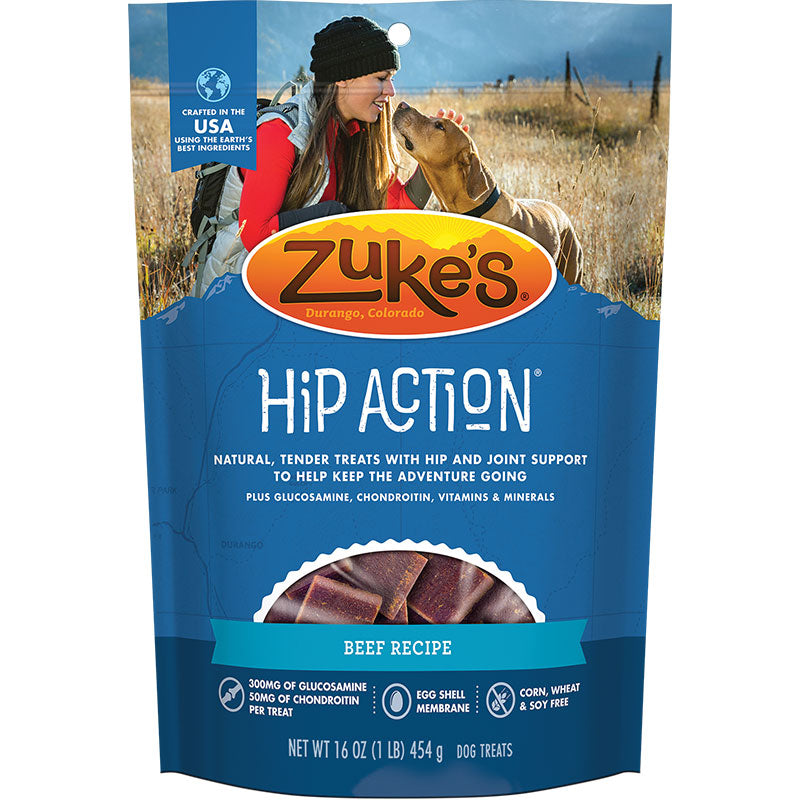 Zuke's Hip Action Beef Recipe 16oz (1 lb) {L+1x} 134376