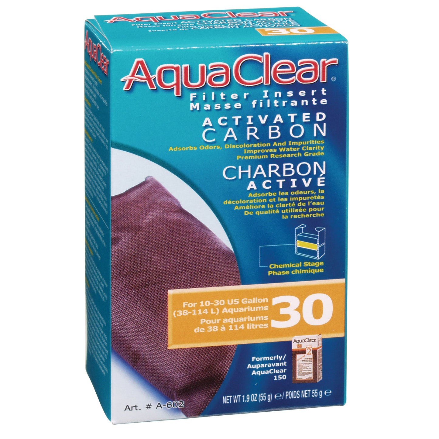 Aqua Clear 30 (150) Activated Carbon Insert A602{L+7}