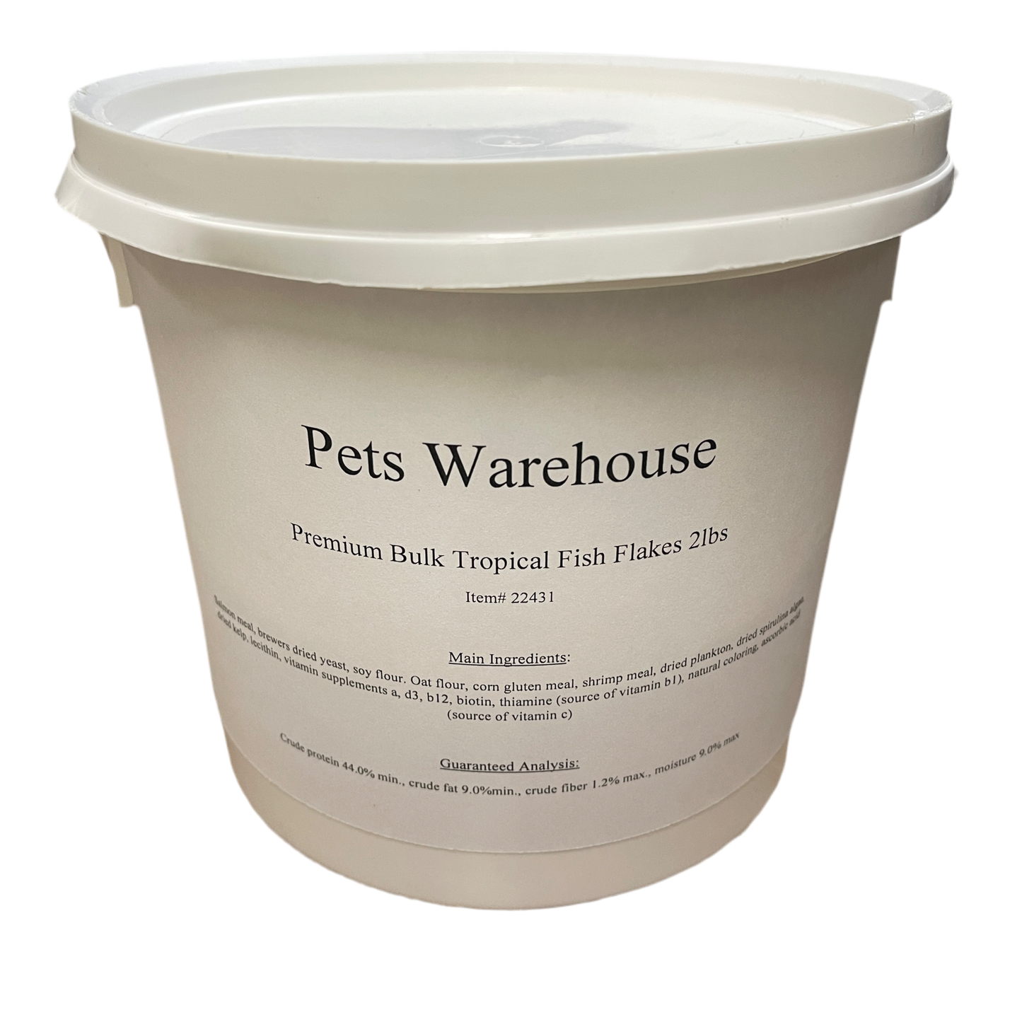 Pets Warehouse Tropical Fish Flakes 2 lbs