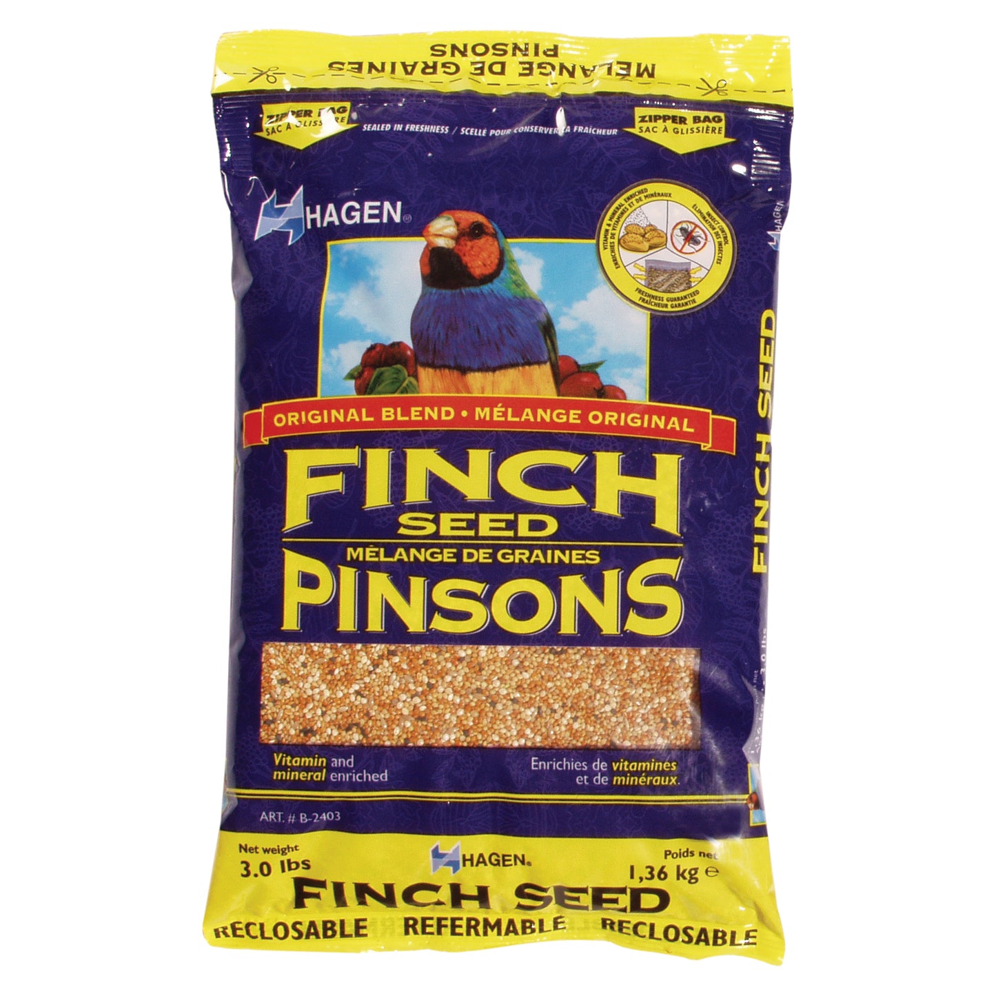 Hagen Finch Staple Vme Seeds 3lb B2403