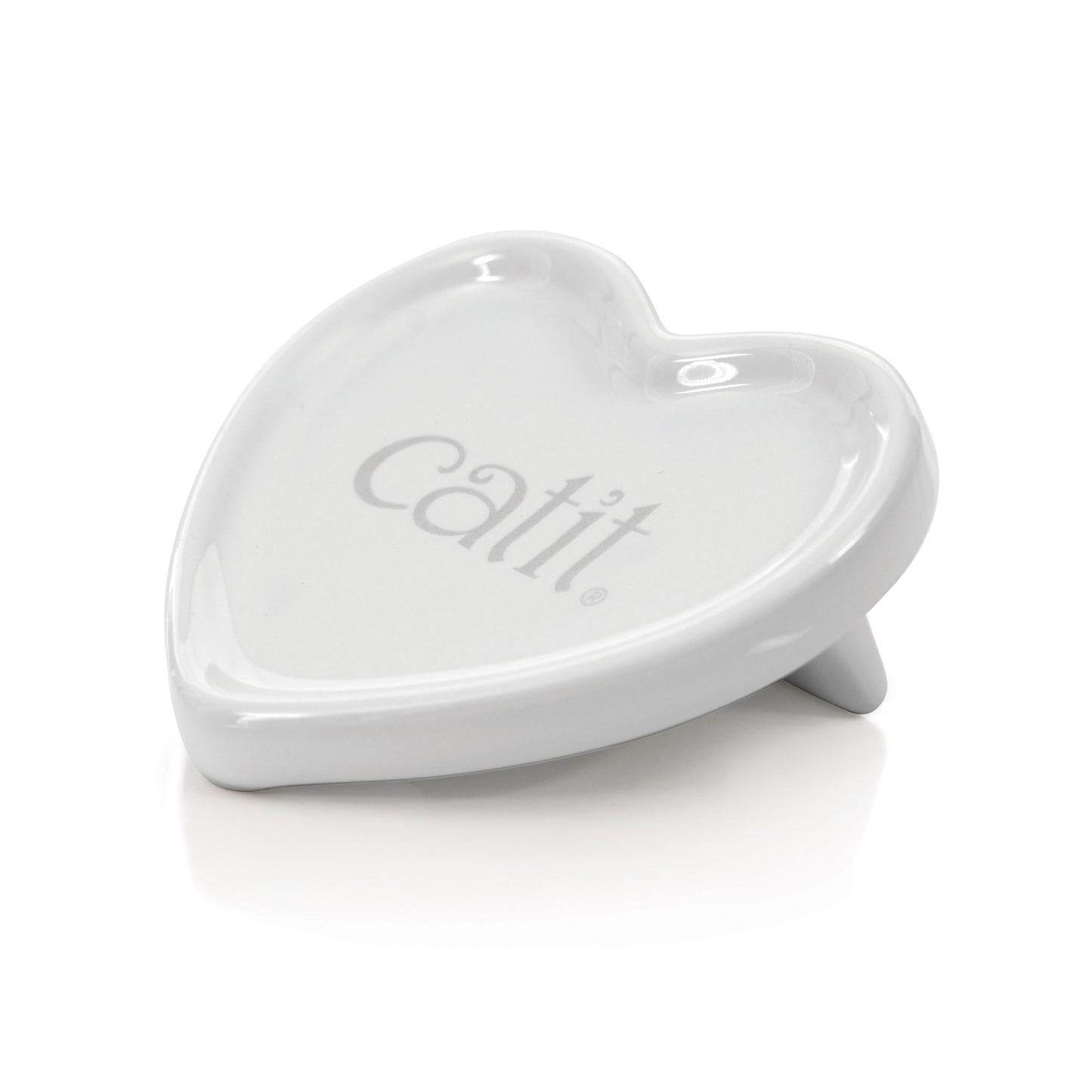 Catit 2.0 Creamy Heart Ceramic Dish