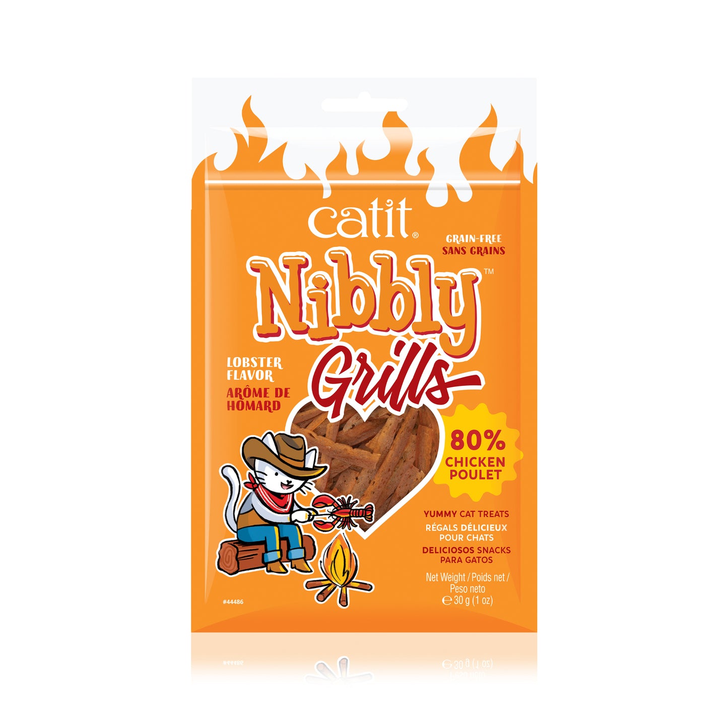 Catit Nibbly Grills, Chicken & Lobster Flavor, 1.06 oz