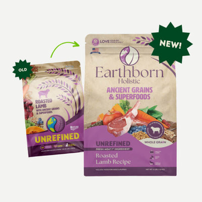 EARTHBORN DOG UNREFINED ANCIENT GRAINS LAMB 25LB