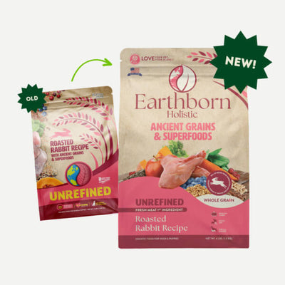 EARTHBORN DOG UNREFINED ANCIENT GRAINS RABBIT 25LB