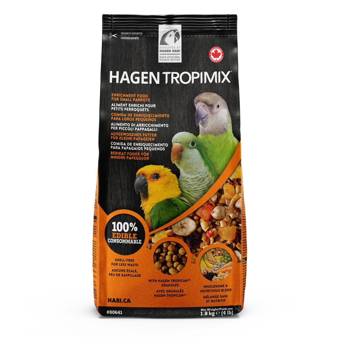 Hagen Hari Tropimix Small Parrot Food Mix 4lb. - 80641