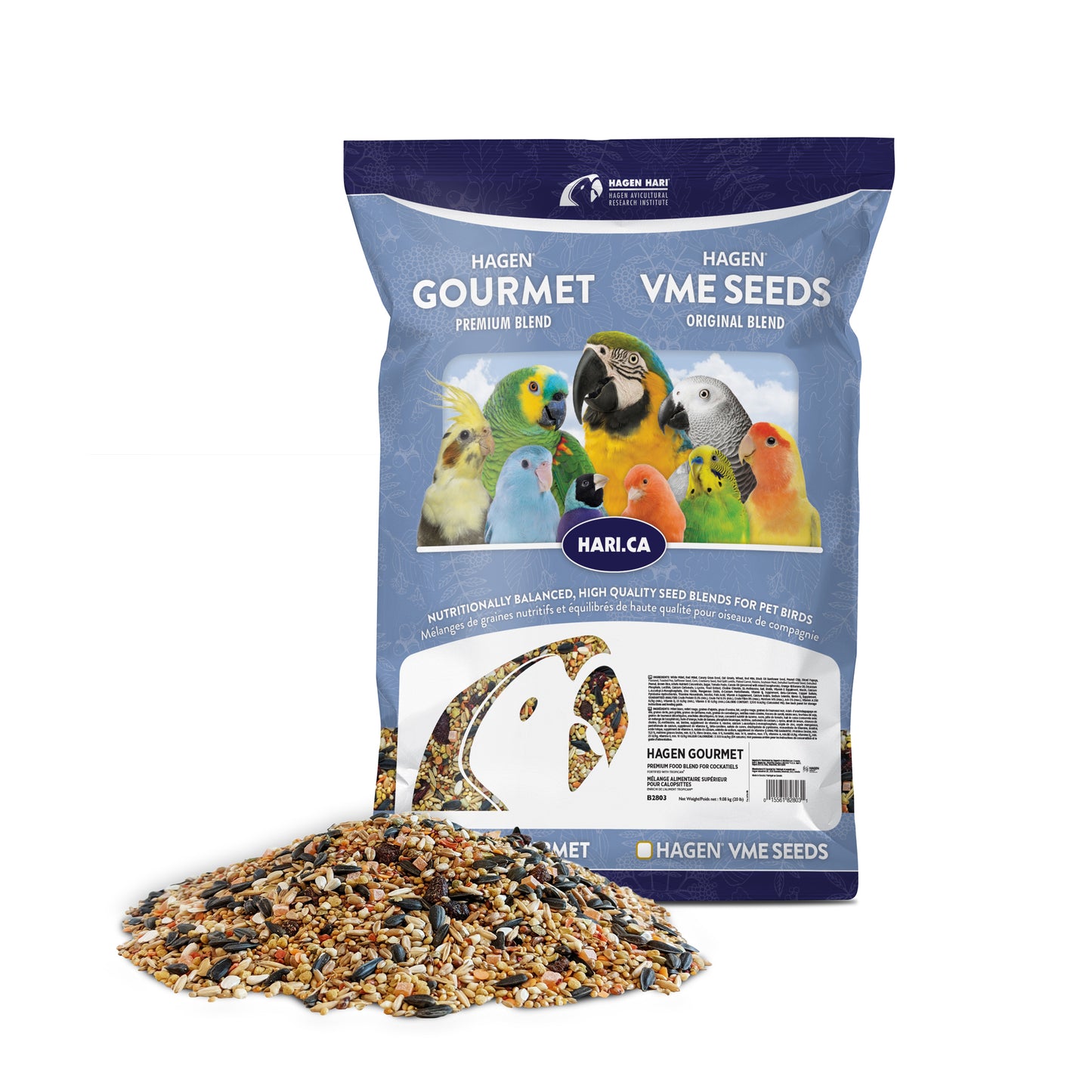 Hagen Gourmet Premium Seed Mix for Cockatiel 20LB - B2803