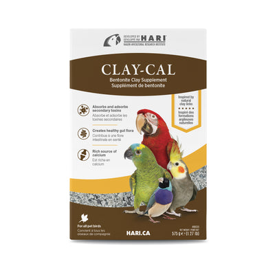 HARI Clay-Cal Bentonite Clay Supplement for Birds - 1.27 lb