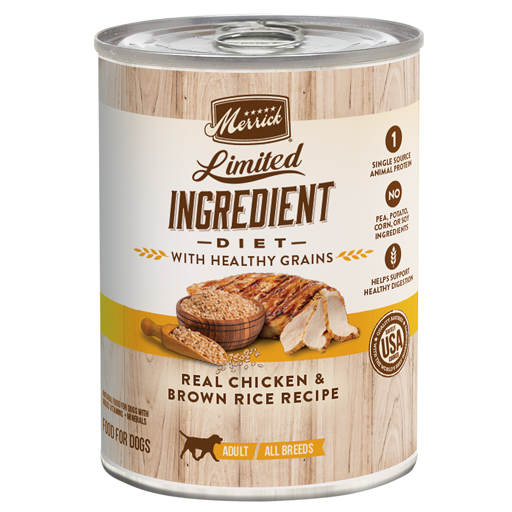 Merrick Limited Ingredient Diet Healthy Grains Real Chicken Recipe 12 / 12.7 oz