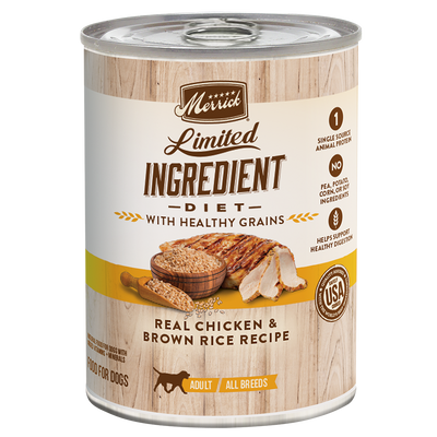 Merrick Limited Ingredient Diet Healthy Grains Real Chicken Recipe 12 / 12.7 oz