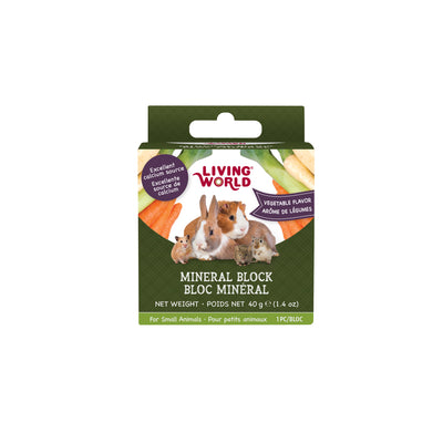 Living World Mineral Block, Vegetable, Small 1.4 oz