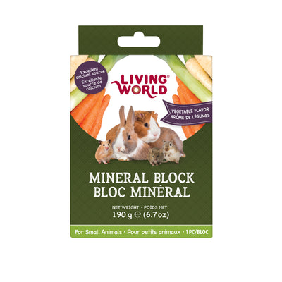 Living World Mineral Block, Vegetable, Large 6.7 oz