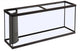 Marineland Single Corner-Flo Rectangular Aquarium Black, Clear 110 Gal 48x18x30 in