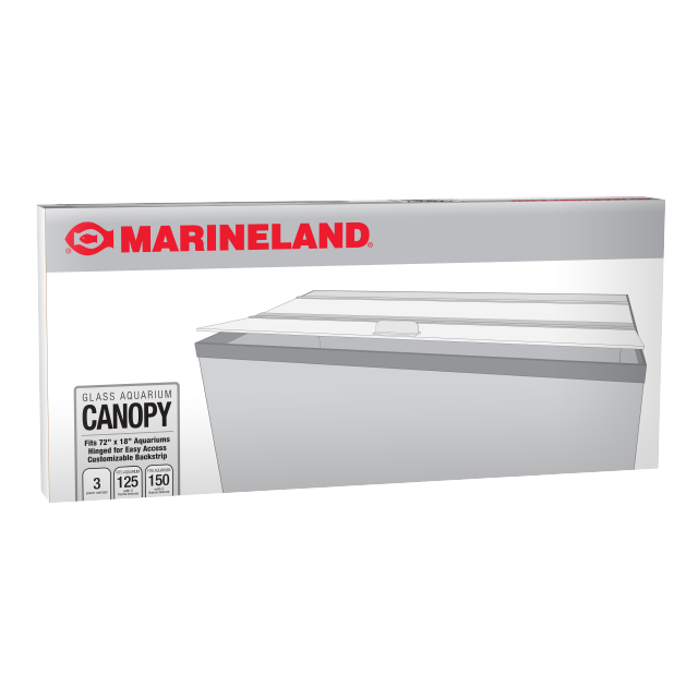 Marineland Glass Aquarium Lid 72 x 18 Inch (125, 150) Gal