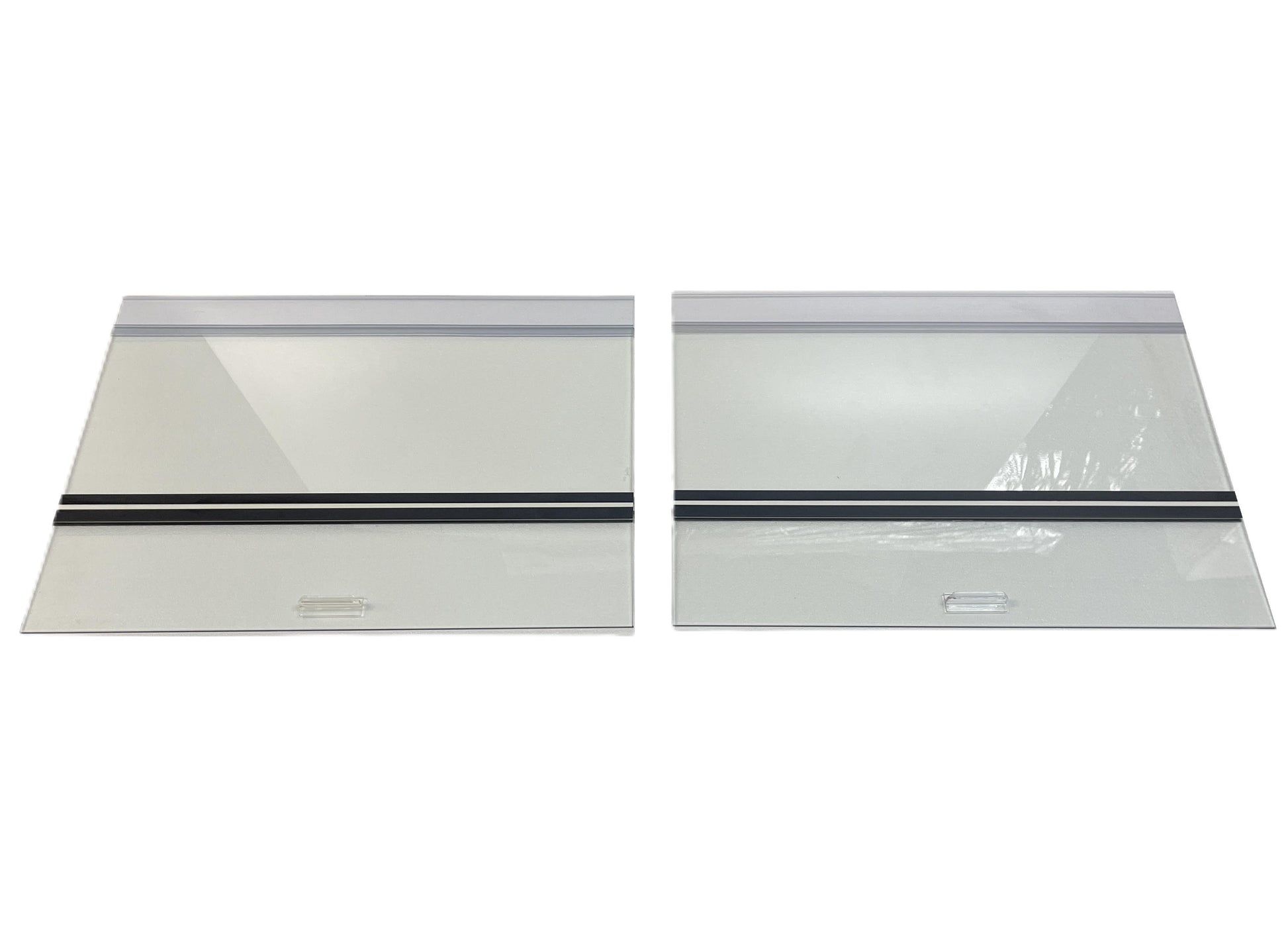 Marineland Rectangular Glass Canopy 53 and 65gal Clear Black 36in X 18in