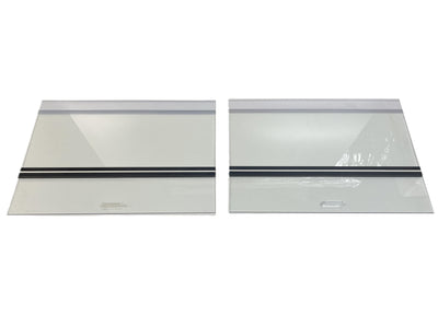 Marineland Rectangular Glass Canopy 53 and 65gal Clear Black 36in X 18in