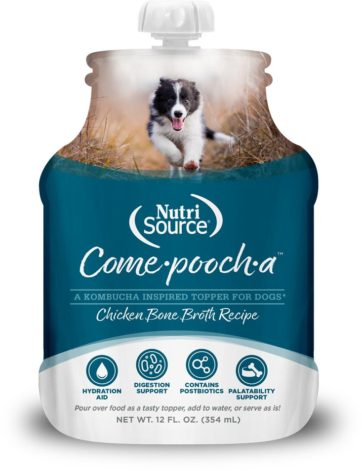 NutriSource Come Pooch A Broth Food Topper Chicken