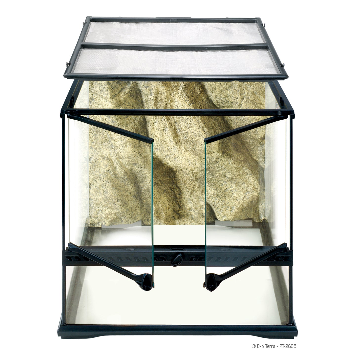 Exo Terra Wide Terrarium - Small - 18" x 18" x 18" - Pt2605 SD-3