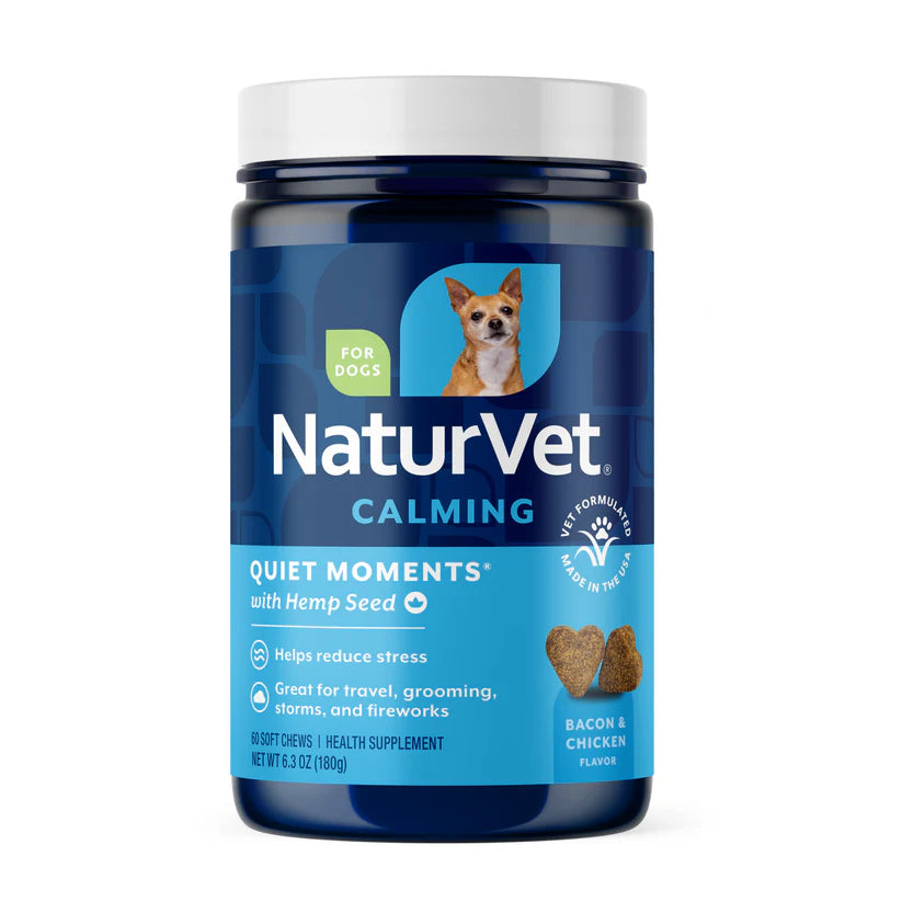 Naturvet Dog Quiet Moments Hemp Chew 180 Count