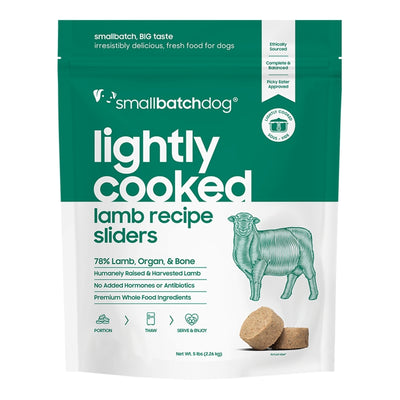SMALLBATCH DOG FROZEN LIGHTLY COOKED LAMB 5LB