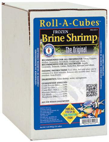 San Francisco Brine Shrimp Frozen Fish Food 2 lb