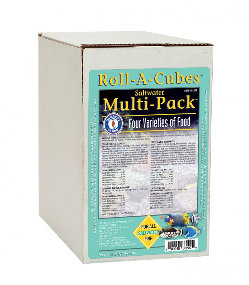 San Francisco Saltwater Multipack Frozen Fish Food 2 lb