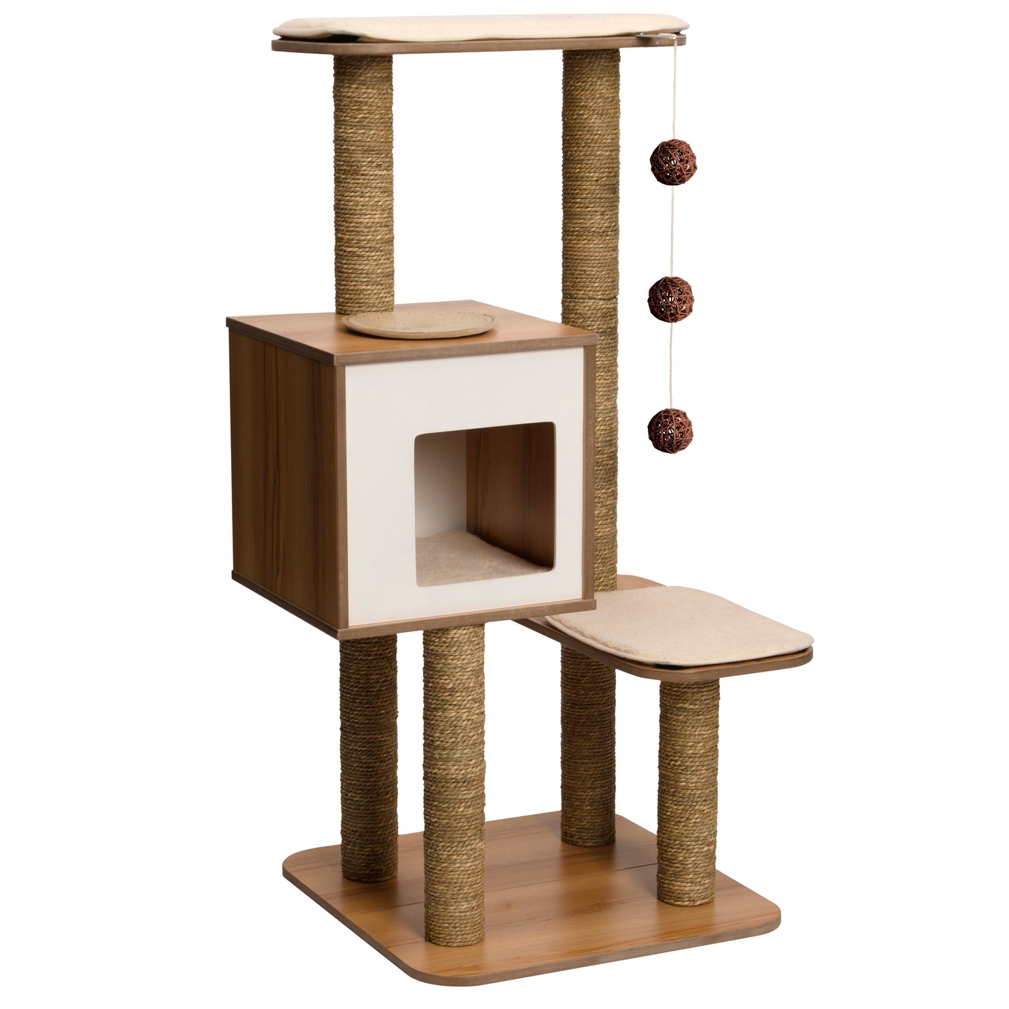 Hagen Vesper Cat Furniture V-high Base Walnut 52045