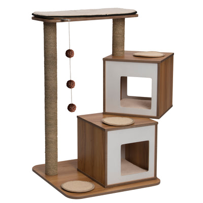 Hagen Vesper Cat Furniture V-double Walnut 52048