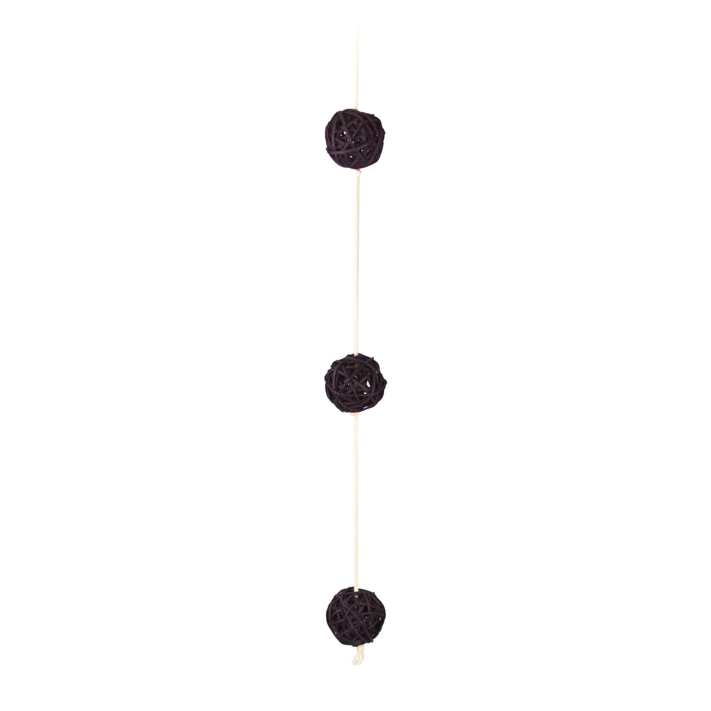 Hagen Vesper V-ball 1.6 In, 3 Pk With String, Brown 52185