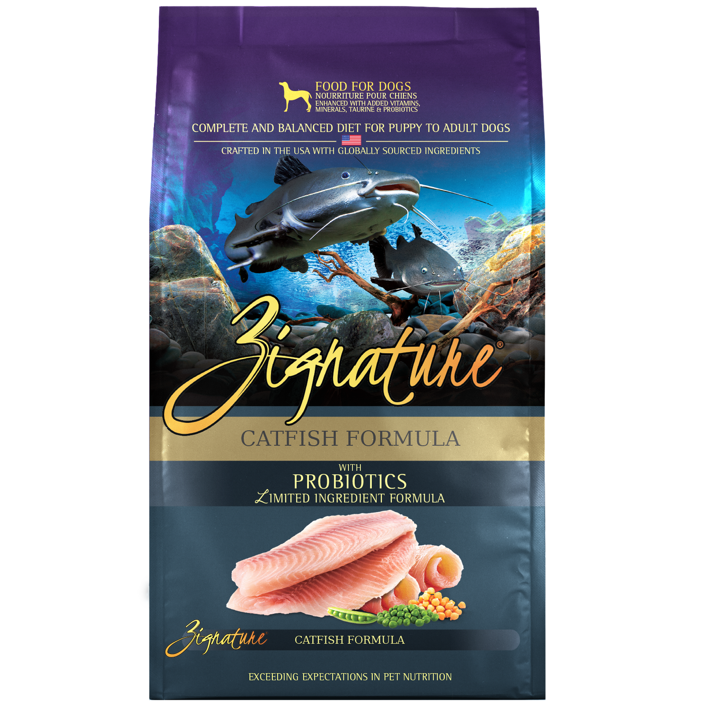 Zignature Catfish Formula Dog Food 4 lb