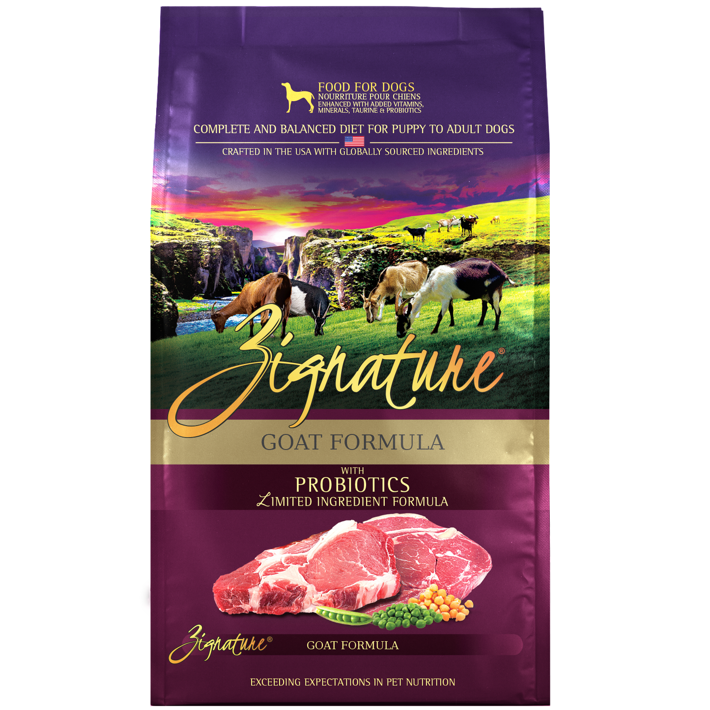 Zignature Goat Formula Dog Food 4 lb