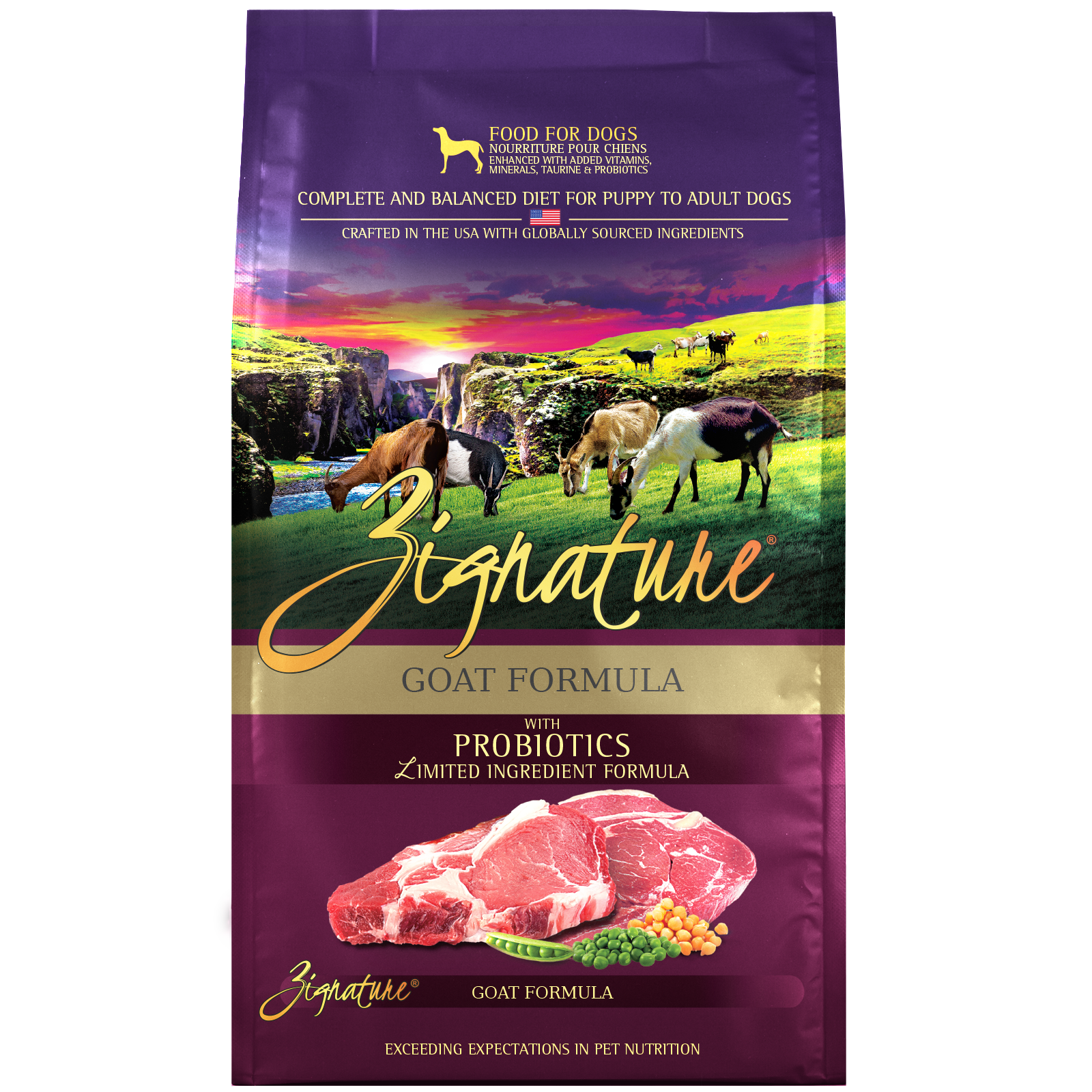 Zignature Goat Formula Dog Food 4 lb