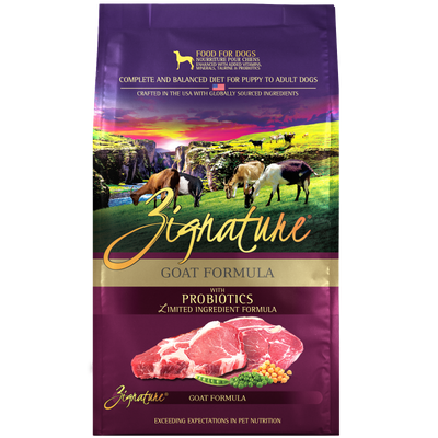 Zignature Goat Formula Dog Food 4 lb