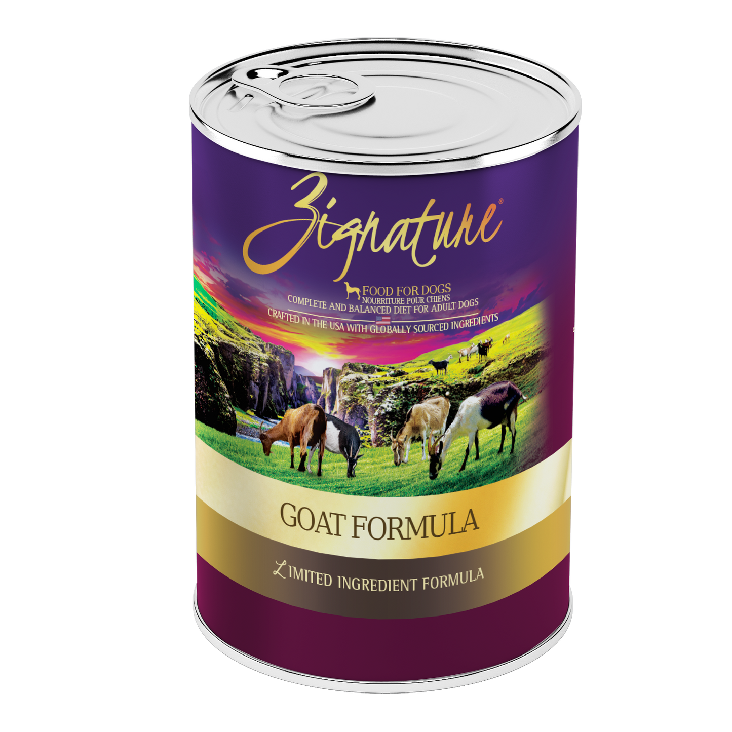 Zignature Goat Formula Dog Food 12/13 oz