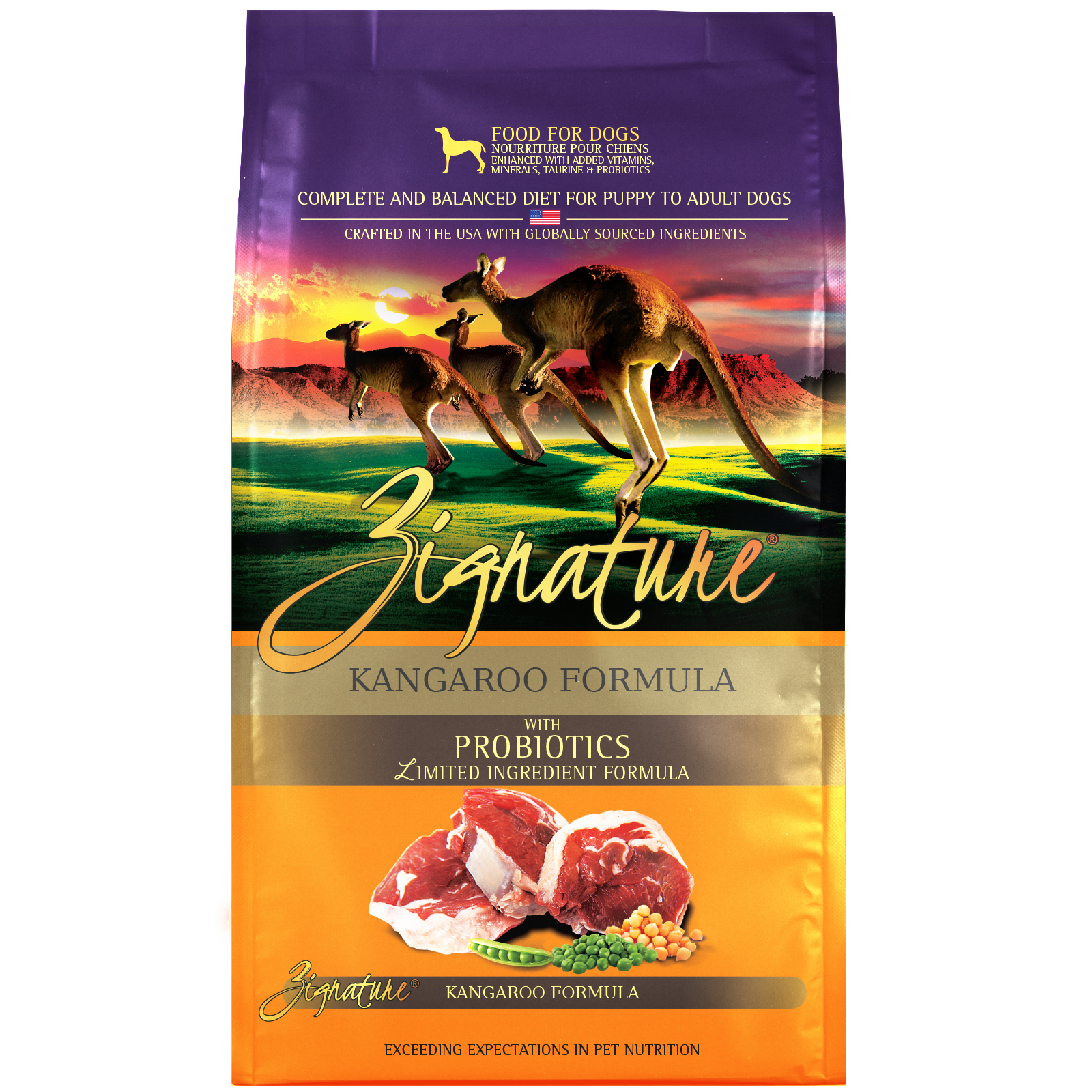 Zignature Kangaroo Formula Dog Food 4 lb