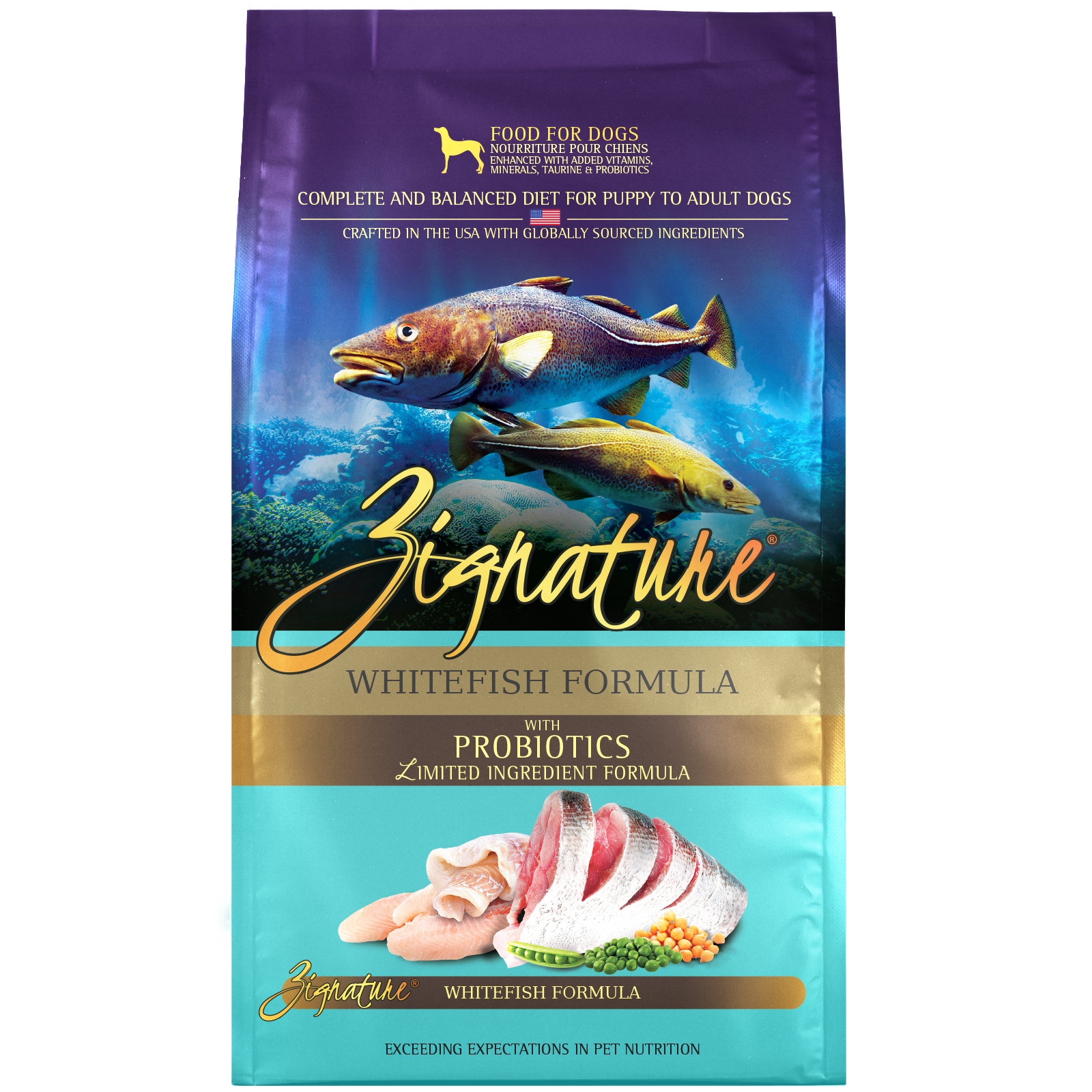 Zignature Whitefish Formula Dog Food 12.5 lb