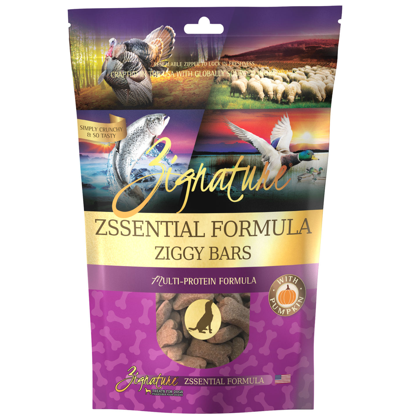 Zignature Zssential Formula Biscuit Treats for Dog 12 oz 