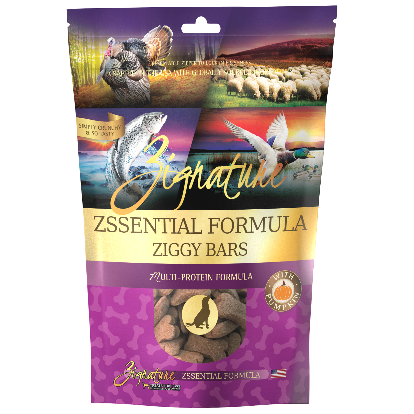 Zignature Zssential Formula Biscuit Treats for Dog 12 oz 