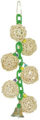 A& E Cage 6 Vine Balls On Chain W/ Bell {L + 1} 644036 - Bird