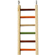 A & E Cages Happy Beaks Wooden Hanging Ladder Bird Toy MD 14in